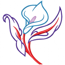 Flowers And Tree Embroidery Design 12 Flowers And Tree Embroidery Design 12